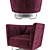 Elegant Shellon Armchair: Sleek Design & Comfort 3D model small image 2