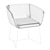 Casprini Mamy: Stylish Fireproof Lounge Chair 3D model small image 2
