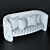 Luxurious Atena Sofa: Timeless Elegance 3D model small image 3