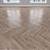 Oak Parquet Flooring: Herringbone, Linear & Chevron 3D model small image 2
