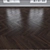 Parquet Oak Chocolate: Herringbone, Linear, Chevron. 3D model small image 2