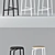 Sleek & Contemporary Design Bar Stool 3D model small image 2