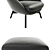 Elegant Minotti Russell Chair 3D model small image 2