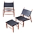 Stellar Works Triangle Chair & Ottoman 3D model small image 4