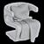 Cozy Gamma Dean Armchair 3D model small image 3