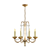 Belgian White Chandelier with Seeded Glass Beads 3D model small image 1