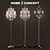 Crystal OM Floor Lamp: Elegant Lighting Solution 3D model small image 1