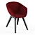 Modern Ergonomic Chair for Comfortable Seating 3D model small image 1