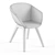 Modern Ergonomic Chair for Comfortable Seating 3D model small image 2