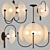 Brass Aperture Chandelier & Sconce 3D model small image 1