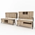 Modern Metz Commodes: Stylish Storage Solutions 3D model small image 1