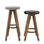 Elegant Circo Barstool and Barcounter 3D model small image 2