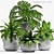 Vintage Planter Set - 100 3D model small image 1