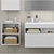 Luxury Bathroom Set: Ravak Brilliant Shower Enclosure, Terma Domi Towel Radiator, Ravak Natural Furniture 3D model small image 3