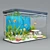 Sleek Aquarium Design 3D model small image 2
