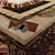 14th Century Jaipur Rug: Exquisite Fur Made with Displacement Map 3D model small image 2