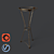 Flower Pot Stand: Elegant and Functional 3D model small image 1