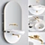 MUT Design's ARCO Washbasin: Modern Livingtec® Bathroom Fixture 3D model small image 1