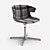 Quadrifoglio Cove Swivel Chair: Modern Elegance for Your Workspace 3D model small image 1