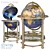 Title: TurboSip Foldable Globe Bar 3D model small image 1