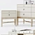 Elegant Boudoir Collection: Bedside Table, Chest of Drawers, Tall Boy, Dressing Table 3D model small image 2