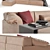 Luxurious Cassiopea Sofa: Poltrona Frau's Finest 3D model small image 2