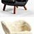 Modern Pelican Chair: Finn Juhl 3D model small image 2