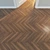 Natural Wood Herringbone Parquet 3D model small image 1