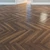 Natural Wood Herringbone Parquet 3D model small image 2