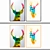 Modern Art Set 175: 2 Paintings & 4 Frames 3D model small image 2