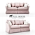 Classic Provance Sofa 3D model small image 1