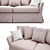 Classic Provance Sofa 3D model small image 2