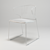 Galvanized Steel Armchair: Weatherproof & Versatile 3D model small image 2