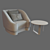 Modern Bizzotto Furniture Set 3D model small image 2