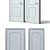 Modern Unwrap Interior Door Set 3D model small image 2