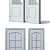 Modern Unwrap Interior Door Set 3D model small image 3