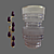 Crystal Chandelier & Wall Sconce Set 3D model small image 1