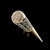 Majestic Aged Brass Scepter 3D model small image 2