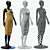Elegant Mesh Dress 3D model small image 3