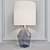 Baker Gemstone Table Lamp: Elegant Illumination 3D model small image 1