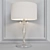 Elegant Perla Table Lamp 3D model small image 1