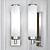 Elegant Henri Bathroom Light 3D model small image 1