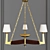 Contemporary Baker Chandelier 3D model small image 1