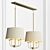 Modern Elegance Lur Double Chandelier 3D model small image 1