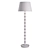 Belgian White Bamboo Floor Lamp 3D model small image 2