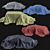 Car-Shaped Cloth Set 3D model small image 3