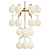 Elegant Murano Glass Chandelier 3D model small image 1