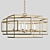 Gleaming Elegance: Aidan Gray Chandeliers 3D model small image 1