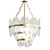 Seeded Glass Millie Chandelier 3D model small image 1