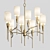 Tate 10-Light Chandelier: Timeless Elegance 3D model small image 1